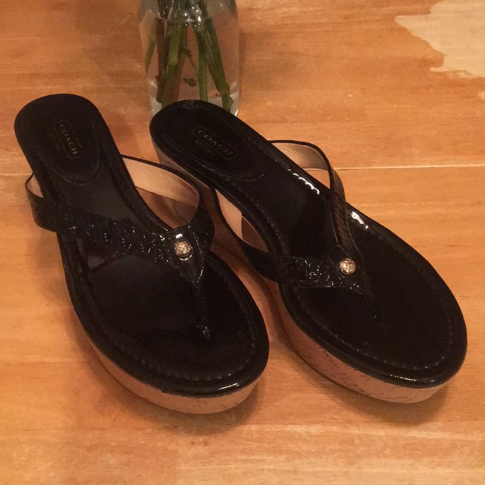 Coach Wedge Sandals